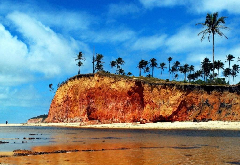 Paraíso da Falésia em Cumuruxatiba Villa Exterior foto