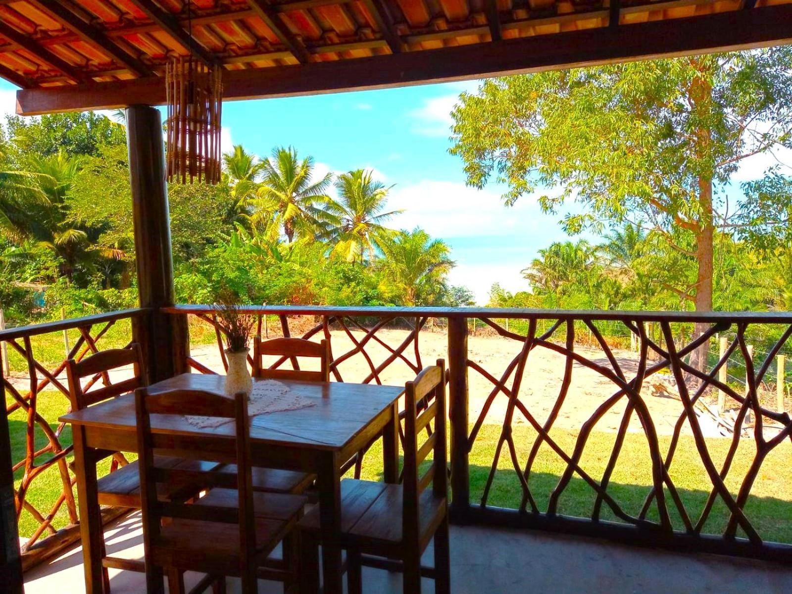 Paraíso da Falésia em Cumuruxatiba Villa Exterior foto